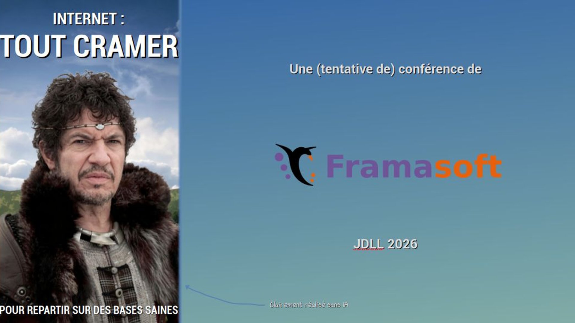 Internet : tout cramer pour repartir sur des bases saines. - Pierre-Yves Gosset - JdLL2026