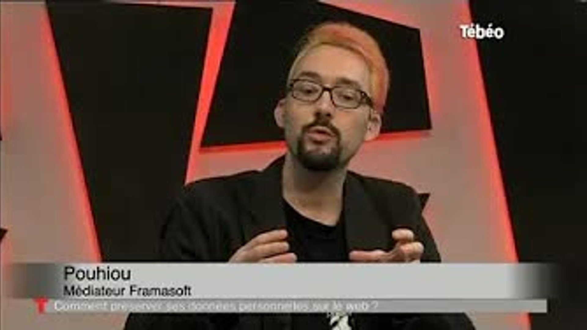 Framasoft : Comment protéger son identité numérique  - interview de Pouhiou sur Tebeo (2016)