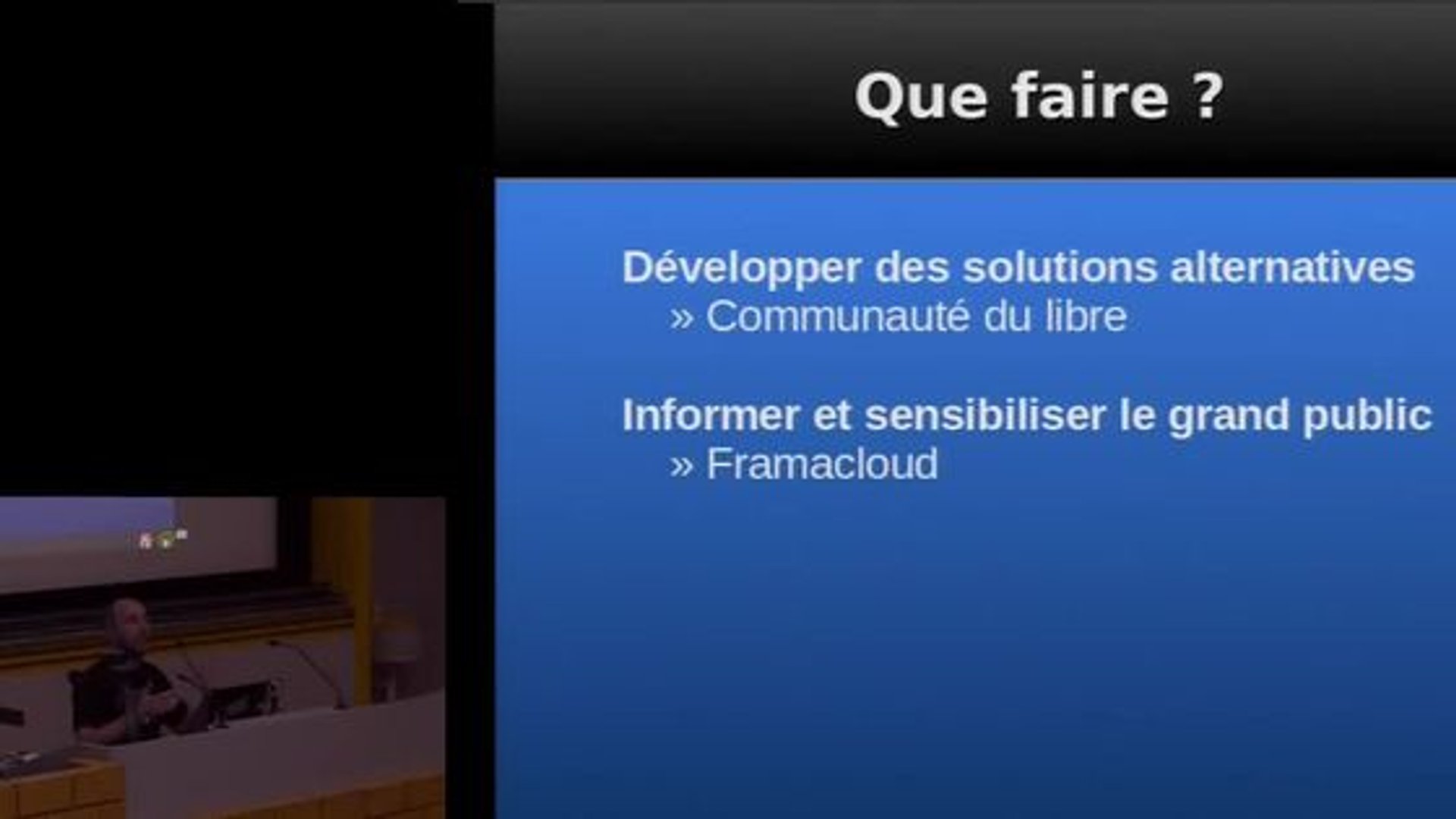 Framacloud / Framalab (RMLL 2013)