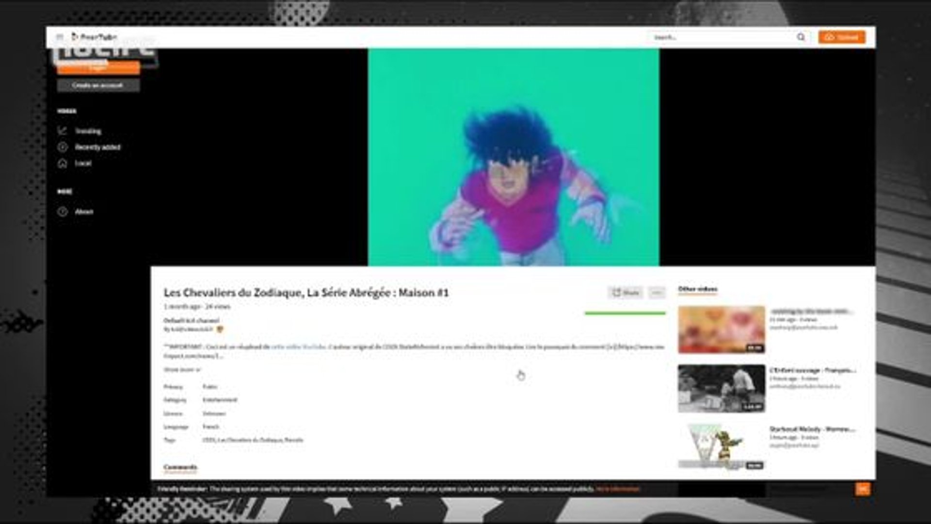 PeerTube en beta (News Nolife du 23/03/2018)