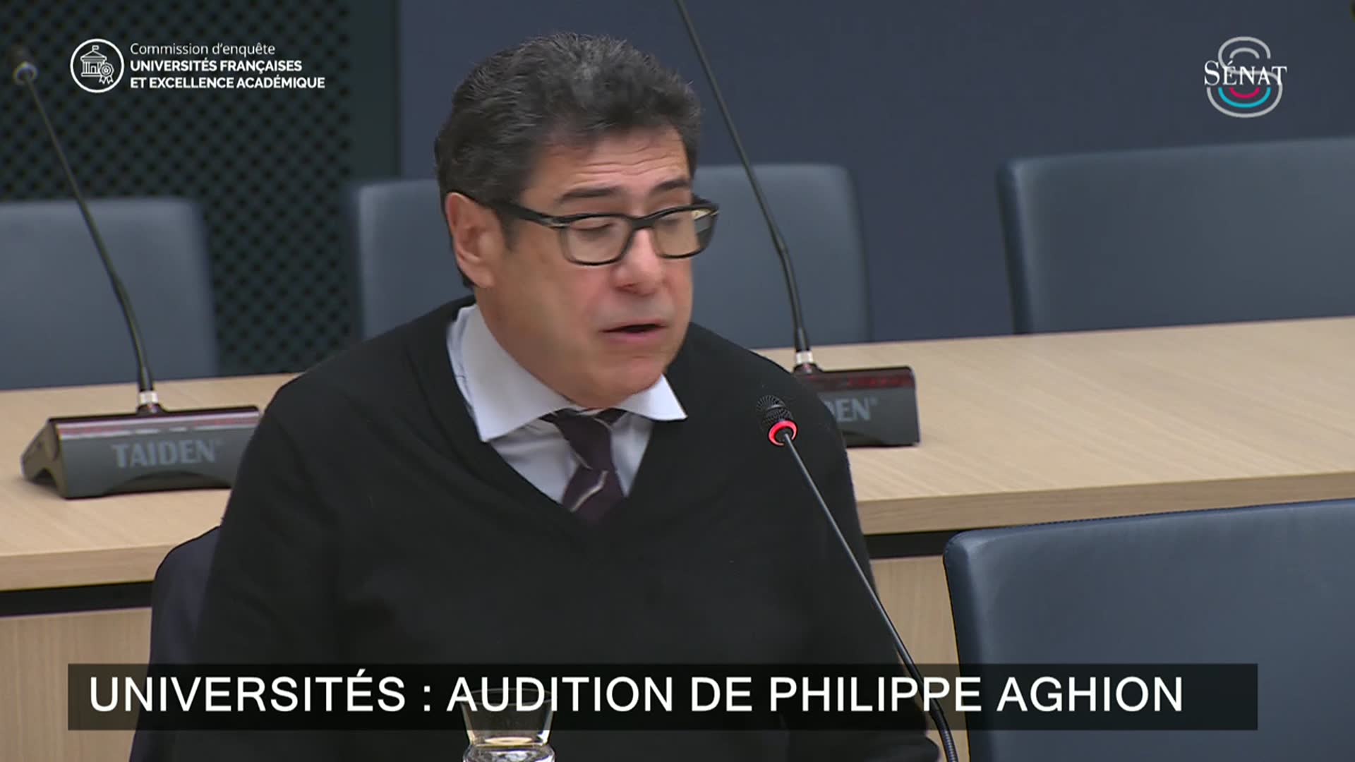 Audition de Philippe Aghion Commission d'enquête sur la capacité des universités françaises