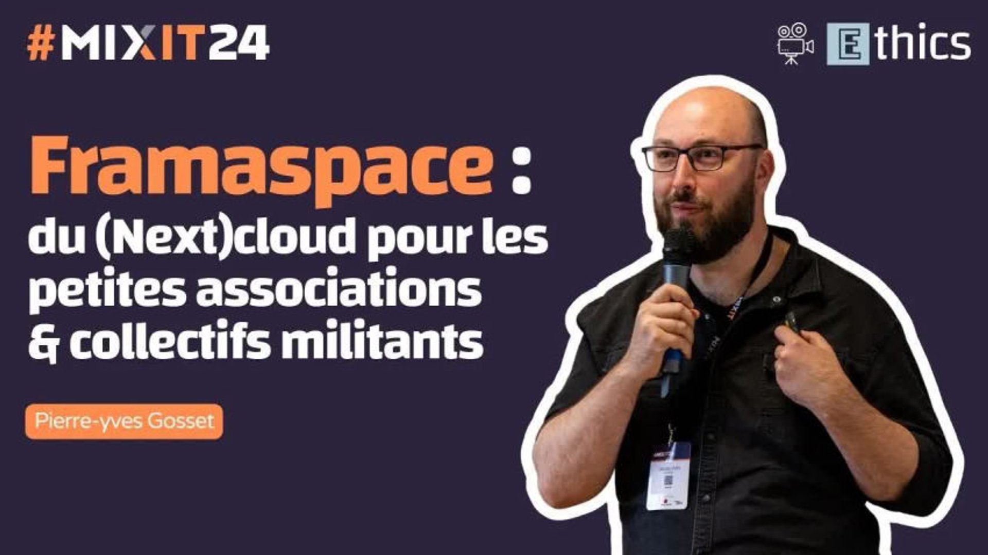Framaspace, (Next)cloud pour petites assos & collectifs militants (Pierre-Yves Gosset) #MiXiT2024